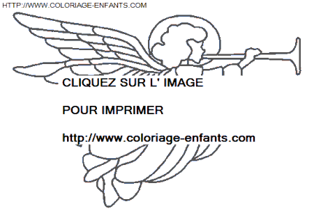 coloriage Fetes Noel Anges