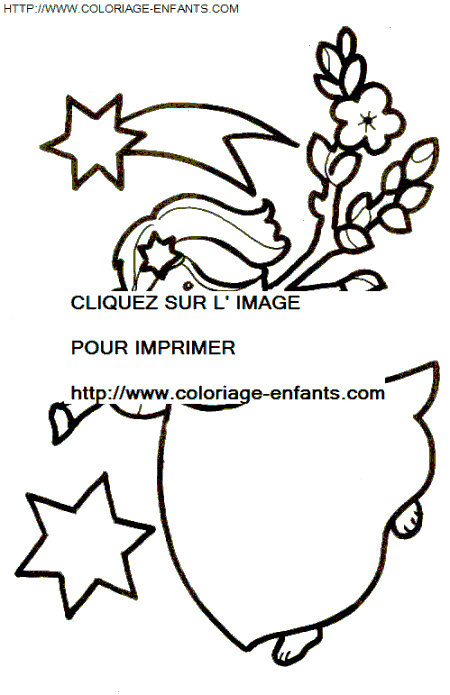 coloriage Fetes Noel Anges