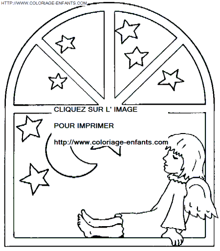 coloriage Fetes Noel Anges