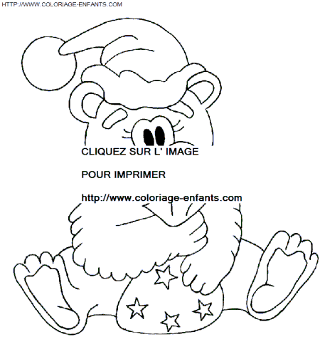 coloriage Fetes Noel Animaux