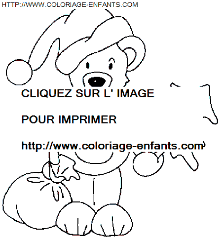 coloriage Fetes Noel Animaux