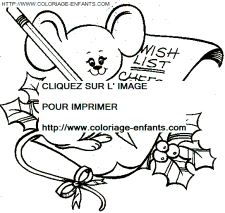 coloriage Fetes Noel Animaux