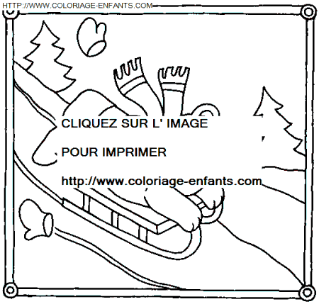 coloriage Fetes Noel Animaux