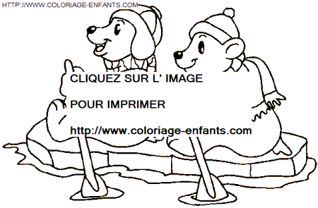 coloriage Fetes Noel Animaux