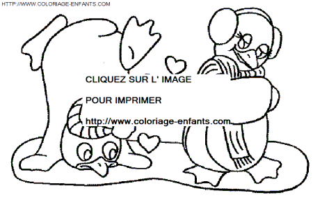 coloriage Fetes Noel Animaux