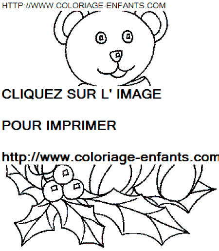 coloriage Fetes Noel Animaux