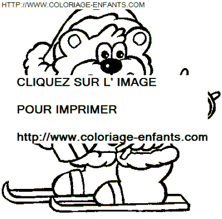 coloriage Fetes Noel Animaux