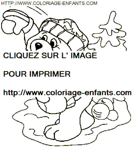 coloriage Fetes Noel Animaux