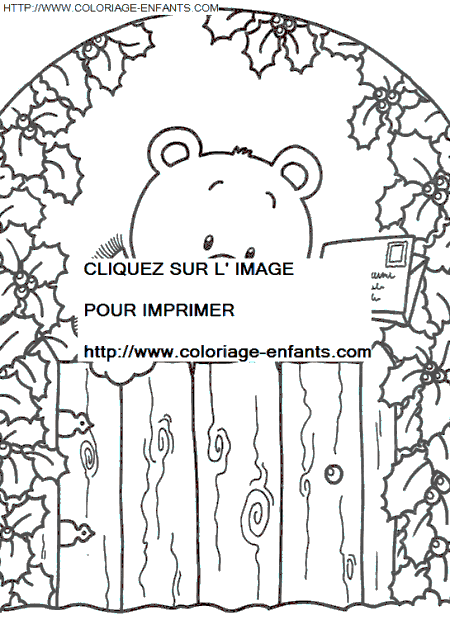 coloriage Fetes Noel Animaux