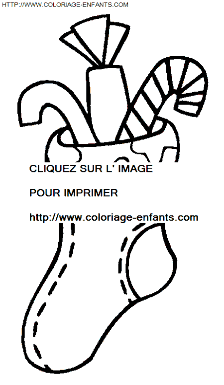 coloriage Fetes Noel Bottes