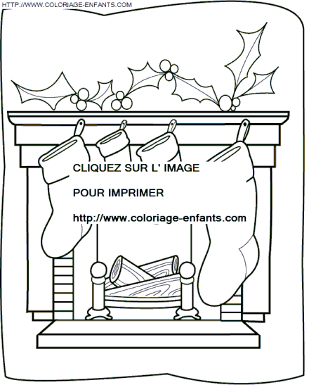 coloriage Fetes Noel Bottes