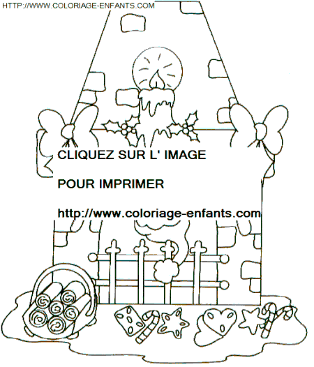 coloriage Fetes Noel Bottes