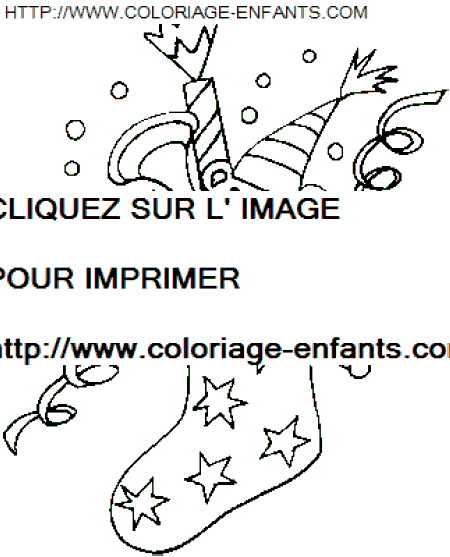 coloriage Fetes Noel Bottes