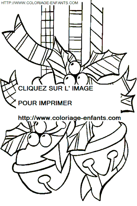 coloriage Fetes Noel Boules