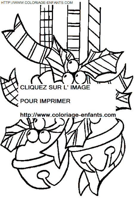 coloriage Fetes Noel Boules