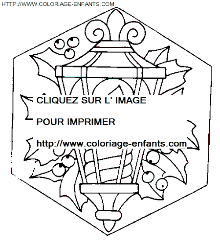 coloriage Fetes Noel Boules