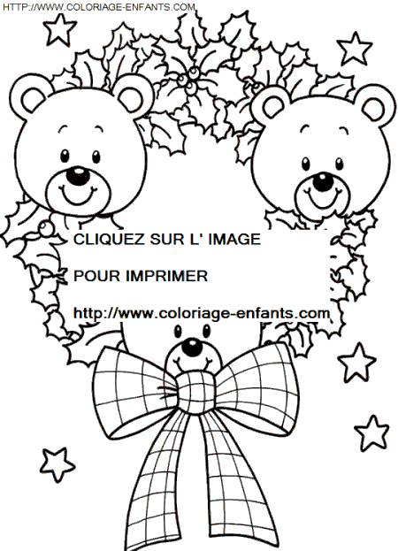 coloriage Fetes Noel Boules