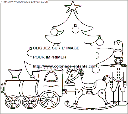 coloriage Fetes Noel Cadeaux