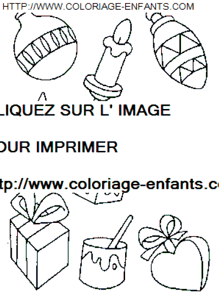 coloriage Fetes Noel Cadeaux