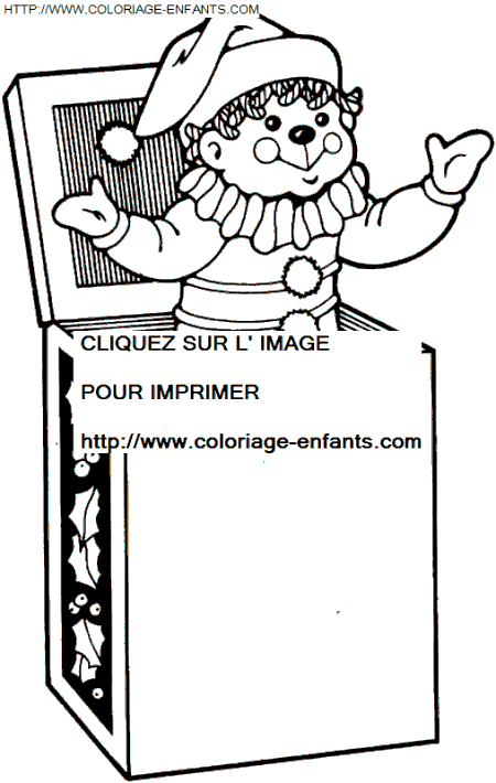 coloriage Fetes Noel Cadeaux