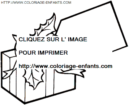 coloriage Fetes Noel Cadeaux