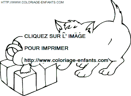 coloriage Fetes Noel Cadeaux