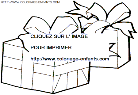 coloriage Fetes Noel Cadeaux