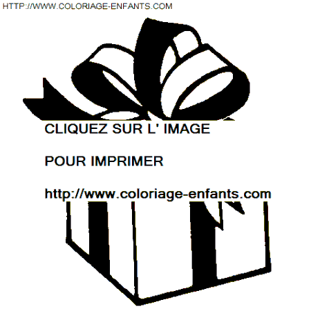 coloriage Fetes Noel Cadeaux