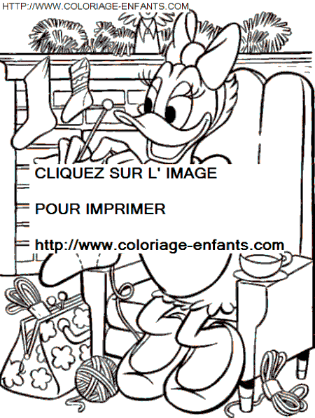 coloriage Fetes Noel Disney