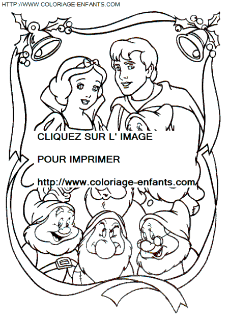 coloriage Fetes Noel Disney