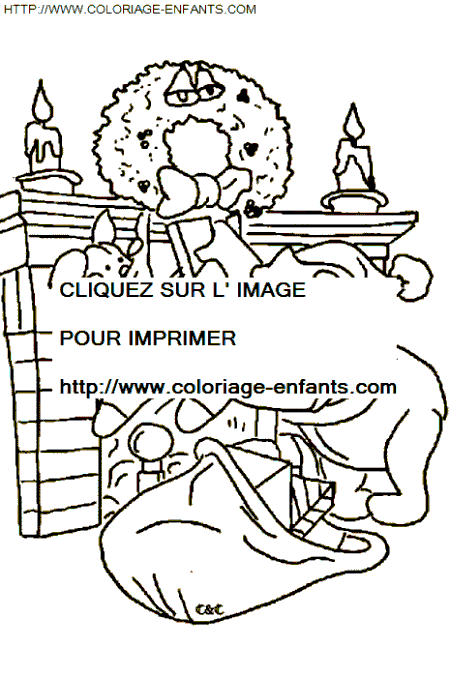 coloriage Fetes Noel Disney