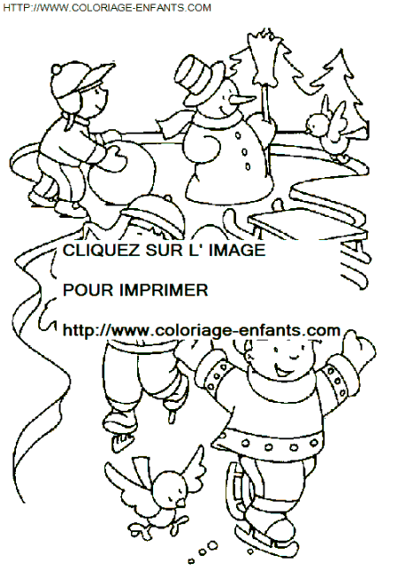 coloriage Fetes Noel Enfants