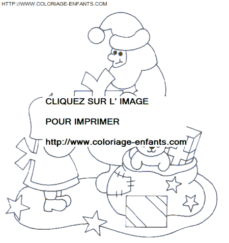 coloriage Fetes Noel Enfants