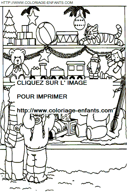 coloriage Fetes Noel Enfants