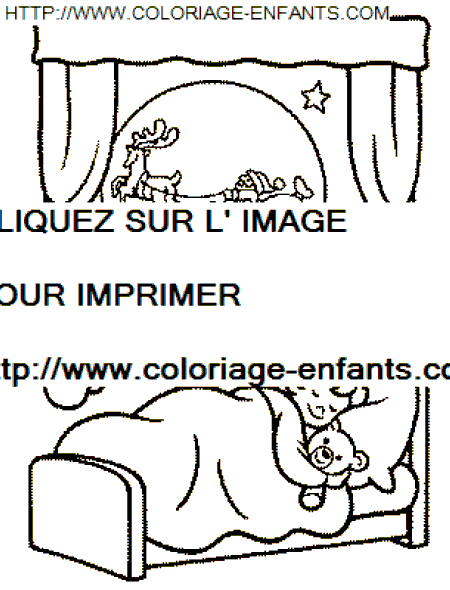 coloriage Fetes Noel Enfants