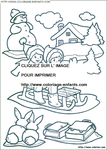 coloriage Fetes Noel Enfants