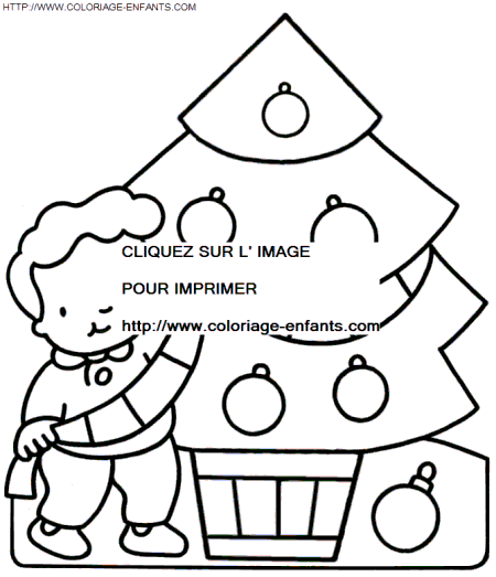 coloriage Fetes Noel Enfants