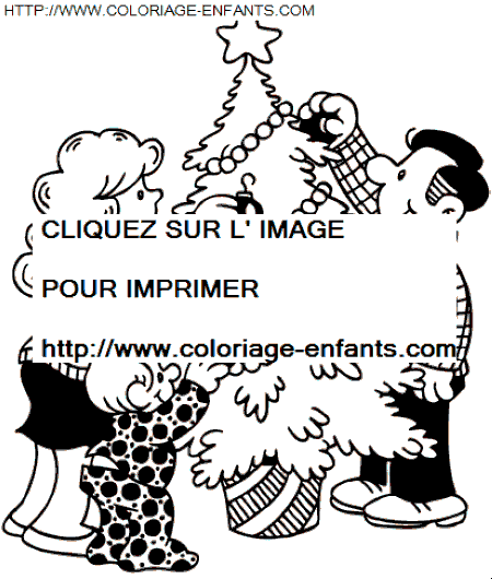 coloriage Fetes Noel Enfants