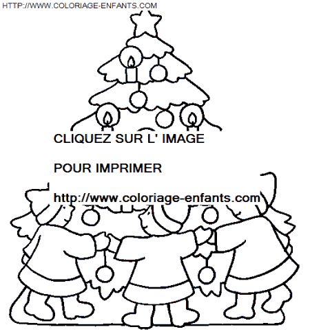 coloriage Fetes Noel Enfants