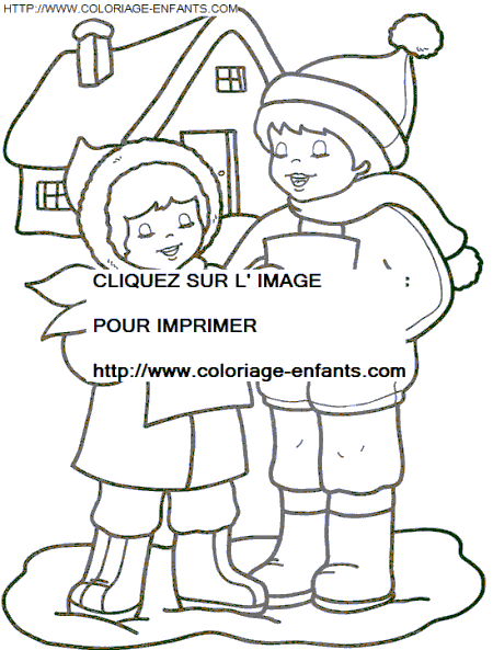 coloriage Fetes Noel Enfants