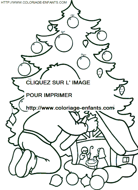 coloriage Fetes Noel Enfants