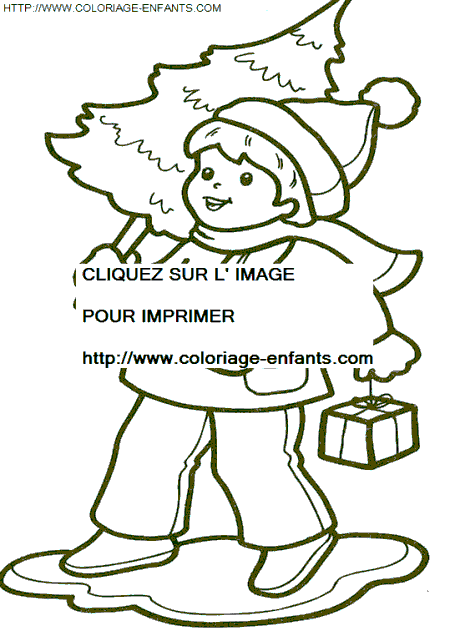 coloriage Fetes Noel Enfants