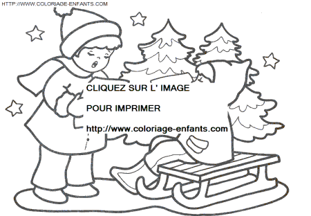 coloriage Fetes Noel Enfants