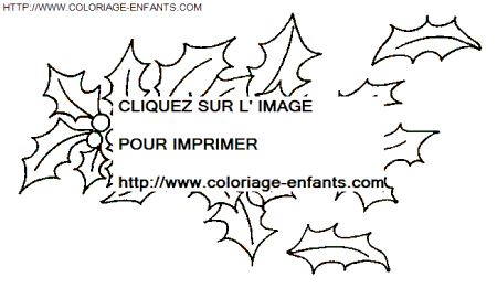 coloriage Fetes Noel Houx