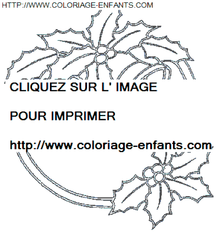 coloriage Fetes Noel Houx