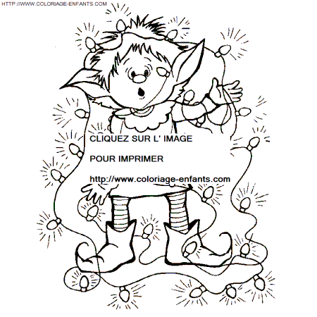 coloriage Fetes Noel Lutins