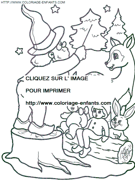 coloriage Fetes Noel Lutins