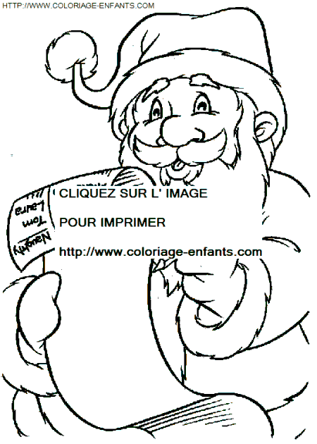 coloriage Fetes Noel Maison Pere Noel