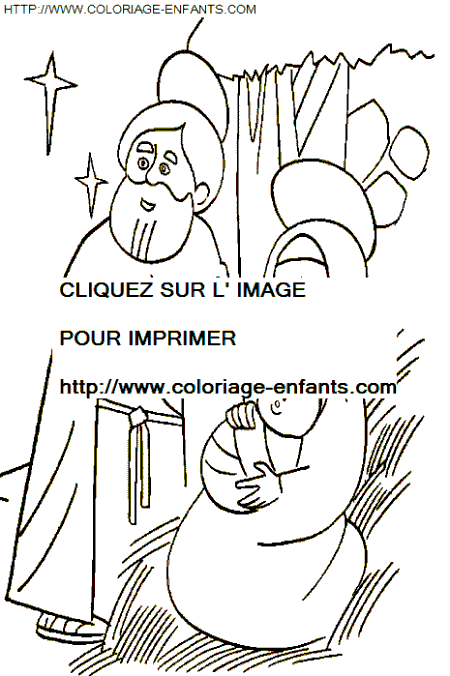 coloriage Fetes Noel Nativite