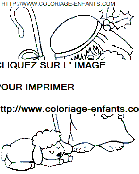 coloriage Fetes Noel Nativite